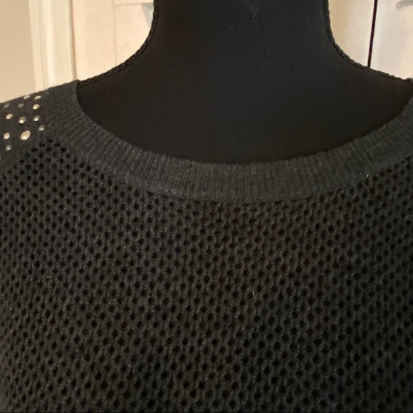 Express Rhinestone Knit Sweater - Picture 5 of 6